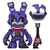 Action Figure Nightmare Bonnie Snaps! - Five Nights at Freddy's - Funko