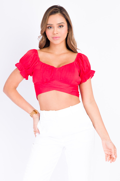 Crop top BRENDA ROJO