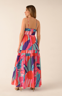 Vestido multicolor ROSMIRA - comprar online