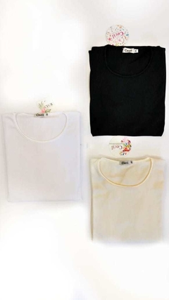 Camiseta Básica Algodón Colores Cecil