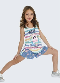Pijama Nena So Monster Galaxy Multicolor So Pink - comprar online
