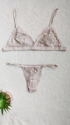 Ropa interior femenina conjunto encaje sexy 1230 lidia