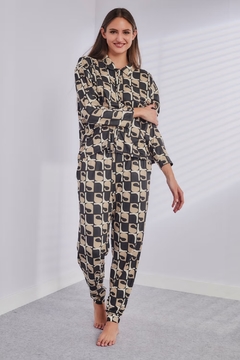 Pijama Avila Negro Sweet Lady - comprar online