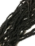 Cabelo Faux Loc Dread Falso Sintético Retorcido Burn 55Cm 300gr - Preta Brasileira