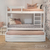 Cama cucheta triple laqueada blanca Claudia Muebles