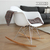 Sillón Eames Mecedor Blanco Claudia Muebles