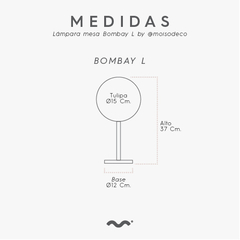 Lámpara de mesa Bombay - tienda online