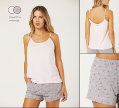 Pijama musculosa solero con short-Free-Woman By Promesse (WO15098V22)