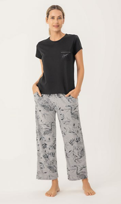 Pijama remera m/c y pantalón oversize-Authentic-Woman By Promesse (WO15119)