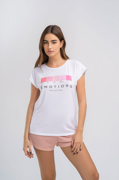 Pijama Remera sin Mangas y Short-Woman By Promesse (WO15226V24)