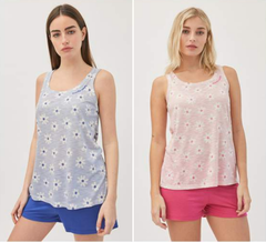 Pijama musculosa c/short-Margarita-Bonjour Lulú (BL2325) - comprar online