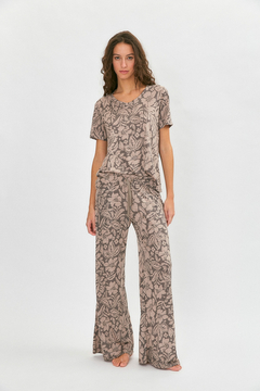 Pijama M/C C/Palazzo Malibu (BL2756) - comprar online