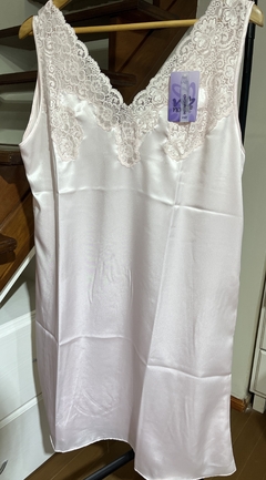 Camisola Raso con Encaje-Norale- (NO876)