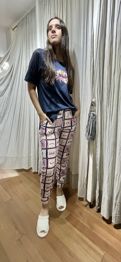 Pijama remera M/C y babucha-Woman (WO15233I24) - comprar online