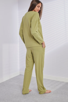 Pijama remera m/l y pantalón-Orquidea-Sweet Lady (2658-23) - comprar online