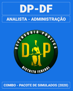 Combo Maratona - DP-DF - 06 Simulados Inéditos (Pacote 01 e 02) - Analista - Administração
