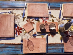 Plato rectangular de madera de algarrobo - comprar online