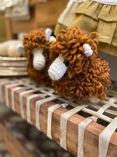 Oveja de lana de oveja tejida a mano - tienda online