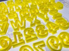 cortante galletitas letras abc + numeros 02 cm franklin C1205 - tienda online