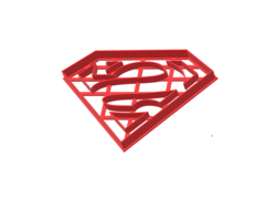 cortante galletitas escudo superman superheroes 08 cms C016