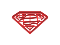 cortante galletitas escudo superman superheroes 08 cms C016 - comprar online