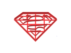 cortante galletitas escudo superman superheroes 08 cms C016 en internet