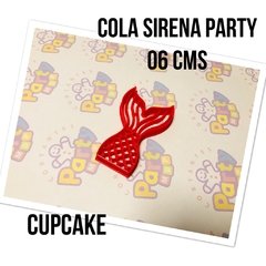 cortante galletita cola sirena party 06 cms Cupcake C1147