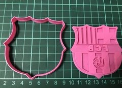 cortante galletita escudo barcelona 7,5 cms c828 futbol - comprar online