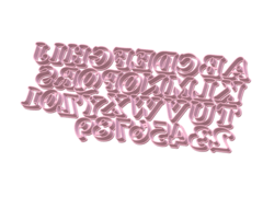 cortante galletitas letras abc + numeros 02 cm cooper C1203 en internet