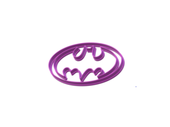 CORTANTE REPOSTERIA LOGO BATMAN 3D 6.5 X 4 CMS ALTO C2199