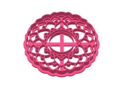 CORTANTE MANDALA 9 X 9 CMS MOD C YOGA 2 PARTES C2336 - comprar online