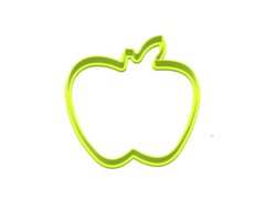cortante galletita manzana fruta 8 x 8 cms C1421 en internet