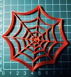 cortante galletitas tela araña spiderman superheroes 08 cms C013