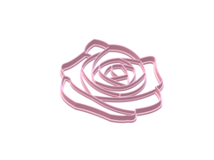 cortante rosa flor el principito 09 cms C943 - comprar online