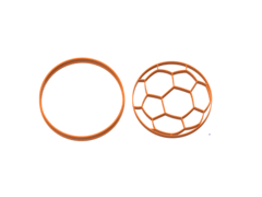 cortantes reposteria set futbol 04u x MID 7,5CMS X 7,5 pelota futbol C2196 - tienda online