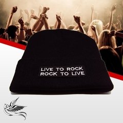 GORRO TOUCA LIVE TO ROCK ROCK TO LIVE na internet