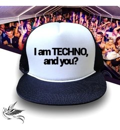 BONÉ I AM TECHNO AND YOU? - loja online