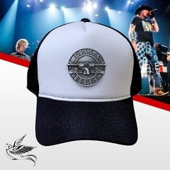 BONÉ GUNS N ROSES SILVER SNAPBACK TRUCKER - comprar online