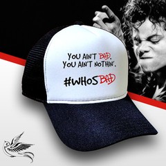 BONÉ MICHAEL JACKSON #WHOS BAD - comprar online