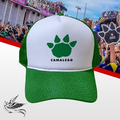 BONÉ BLOCO CAMALEÃO GREEN TRUCKER