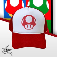 BONÉ TOAD COGUMELO MARIO BROS