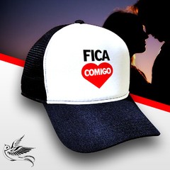 BONÉ FICA COMIGO CORACÃO - comprar online