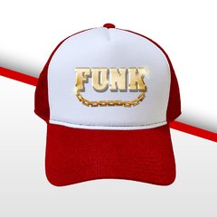 BONÉ FUNK KING RED TRUCKER