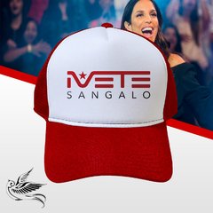 BONÉ IVETE SANGALO VERMELHO SNAPBACK TRUCKER