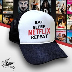 BONÉ EAT SLEEP NETFLIX REPEAT - comprar online