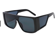 Óculos De Sol Masculino Black Oversized Lentes Polarizadas