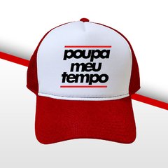 BONÉ POUPA MEU TEMPO RED SNAPBACK