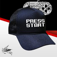 BONÉ PRESS START BLACK SNAPBACK TRUCKER - comprar online