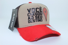 BONÉ BORDADO VOCÊ CHEGOU AO SEU DESTINO SNAPBACK