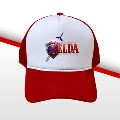 BONÉ ZELDA CLASSIC RED TRUCKER